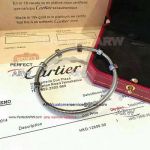 Perfect Replica Ecrou De Cartier Bracelet Stainless Steel Silver Color - New Model